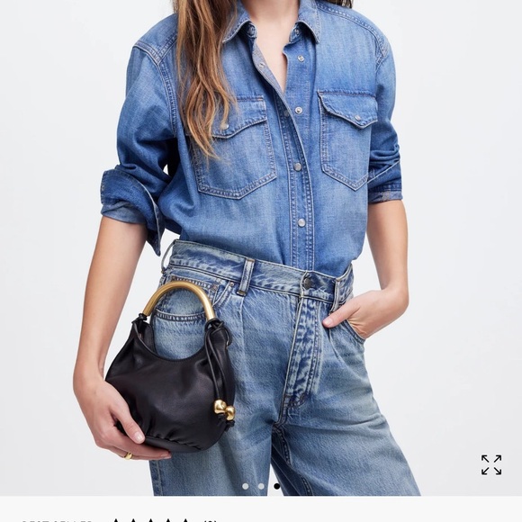 Madewell Handbags - Madewell Camren mini Black leather Handbag
